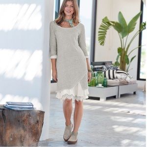 Sundance Best Friends Terra dress sweatshirt lace